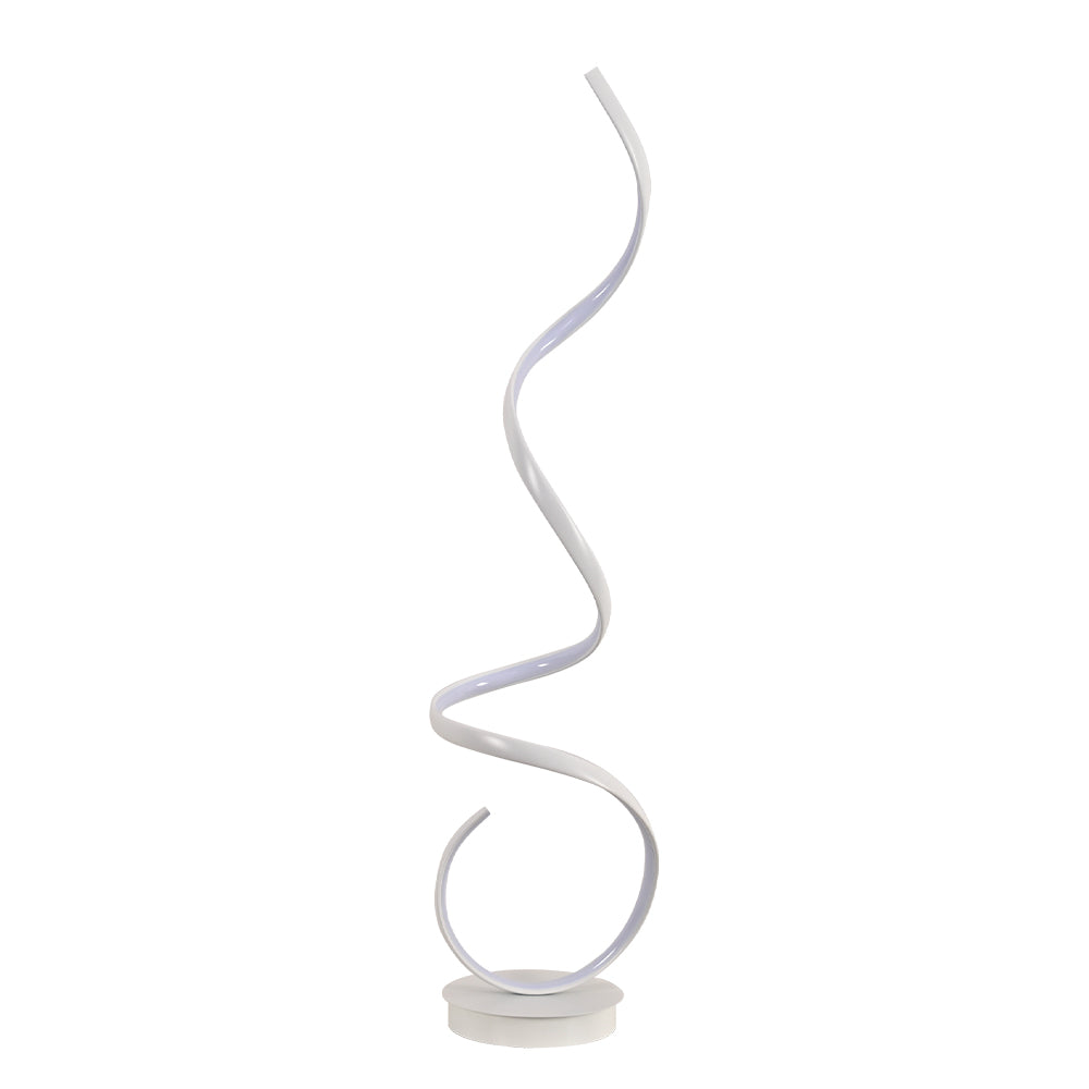 New LED Spiral Floor Lamp in White Light for Living Room White