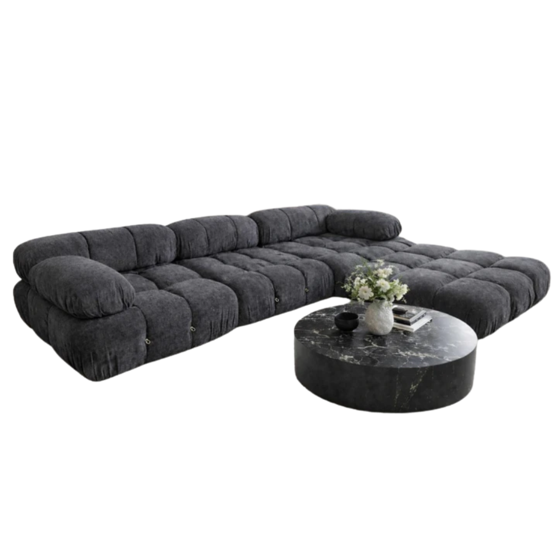 Milan Modular Quilted Compression Sofa