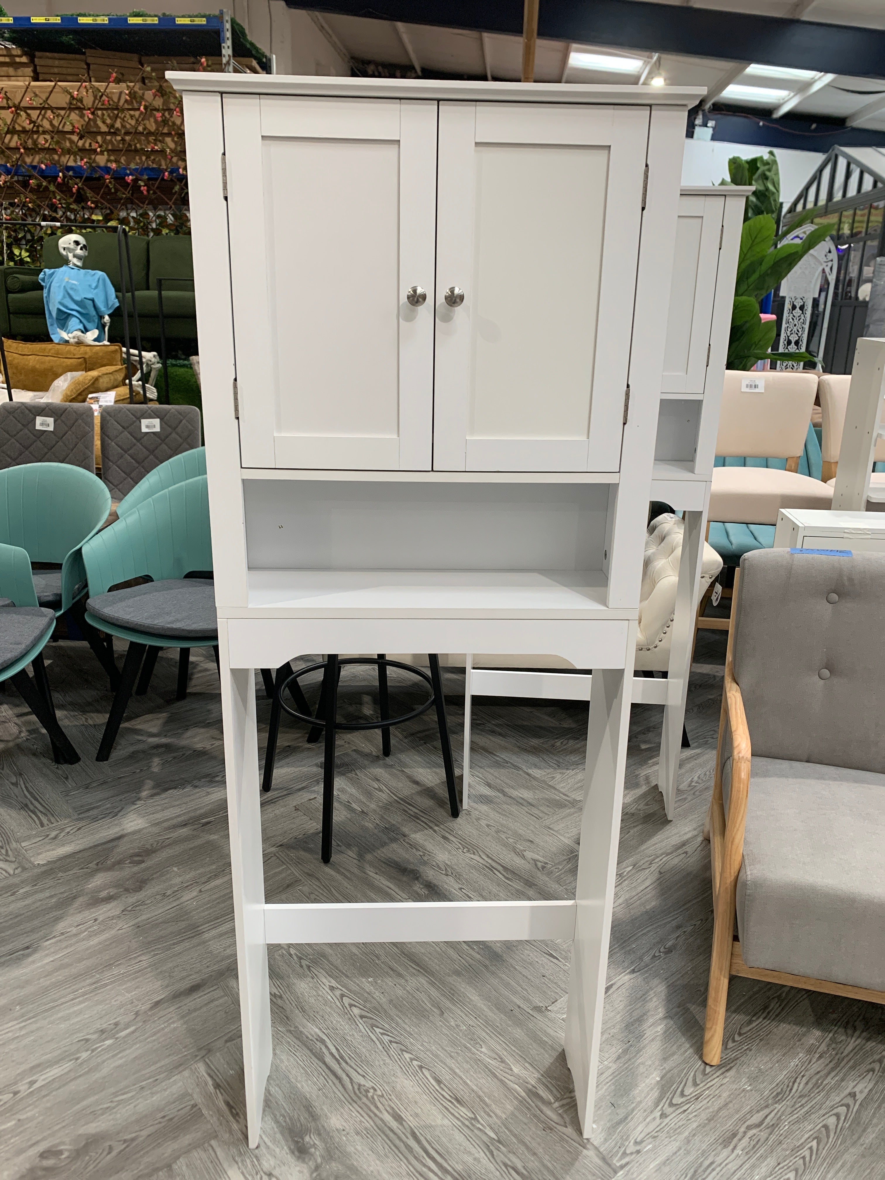 Over The Toilet Bathroom Storage Cabinet White