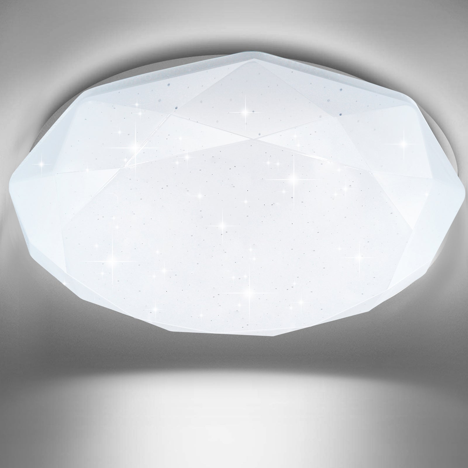 New 12W LED Ceiling Light 6500K Geometric Shape