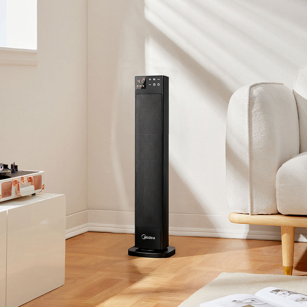 2000W Ceramic Electric Tower Heater with Thermostat and Remote Control