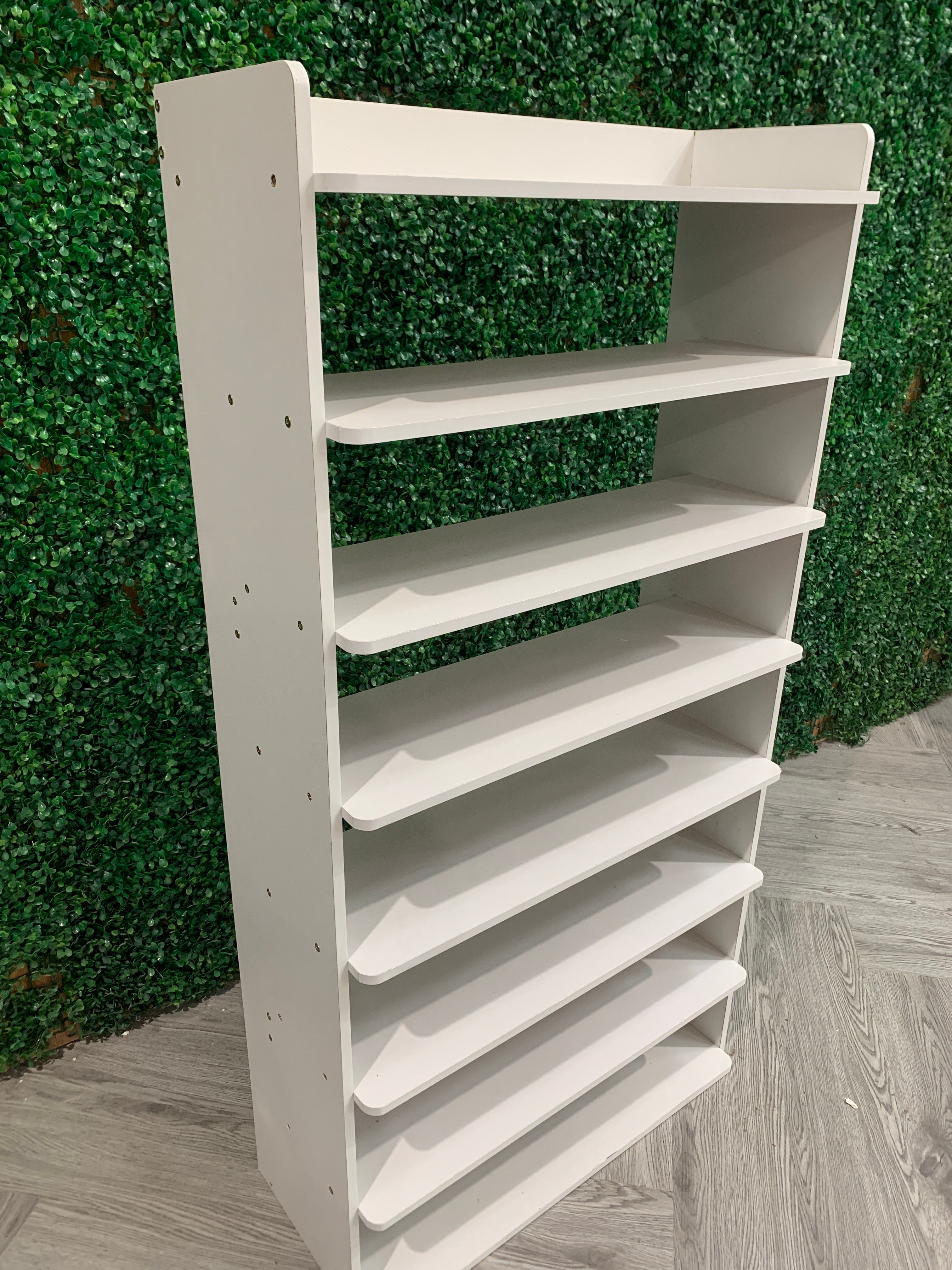8 Tier Shoe Rack for Entryway White