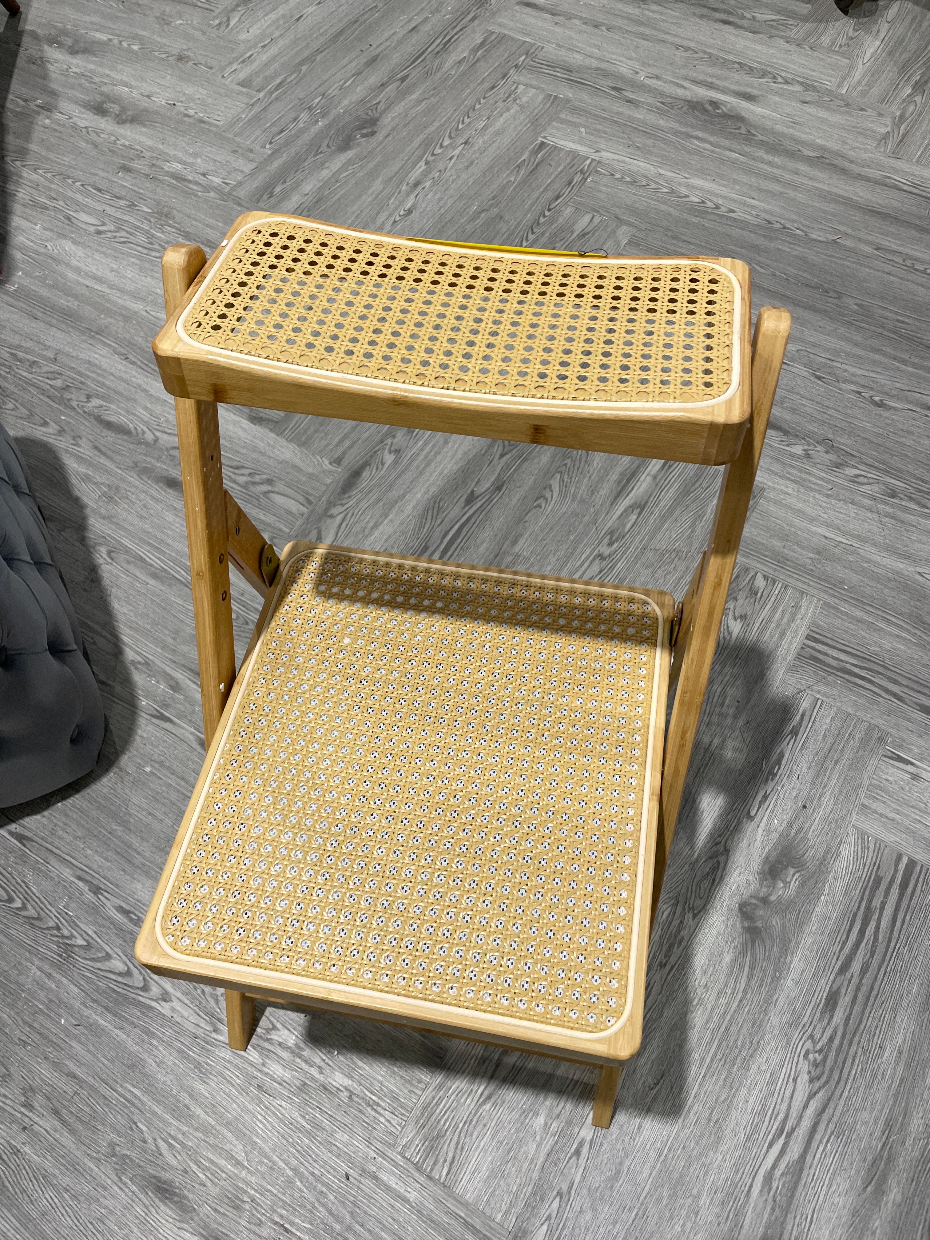 Rattan Foldable Dining Chair Natural