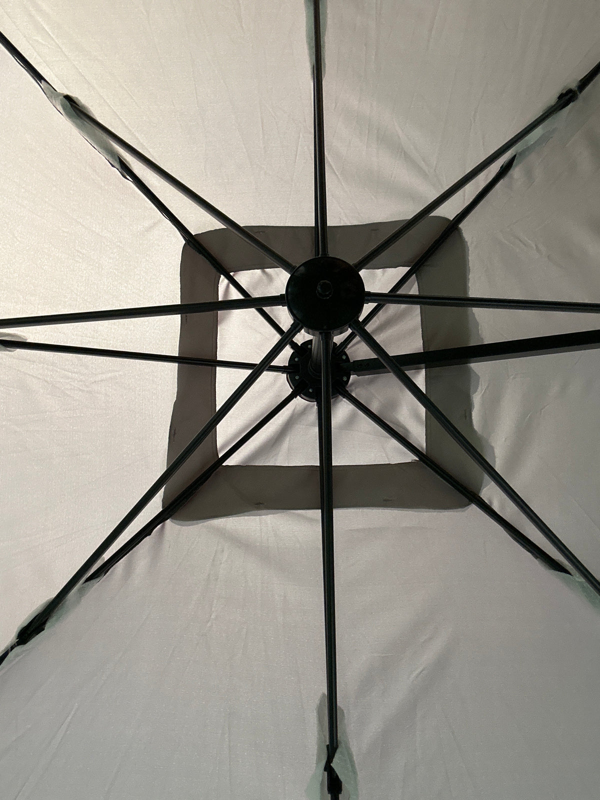 3M x 3M Large Square Canopy Rotating Outdoor Cantilever Parasol