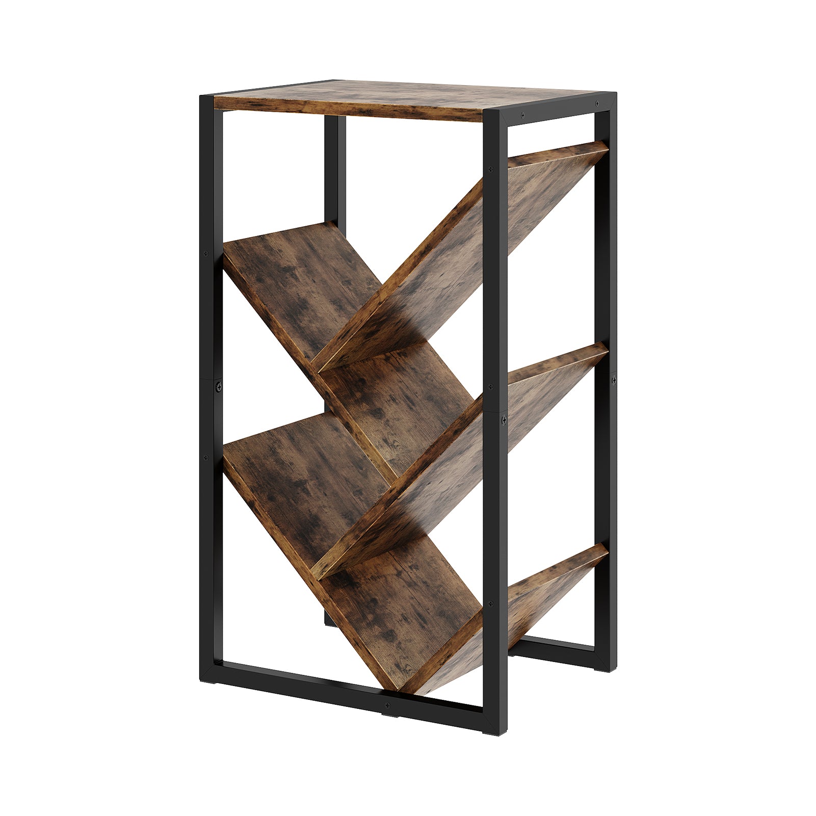 New Floor Standing Tree Shaped Bookshelf Storage Rack