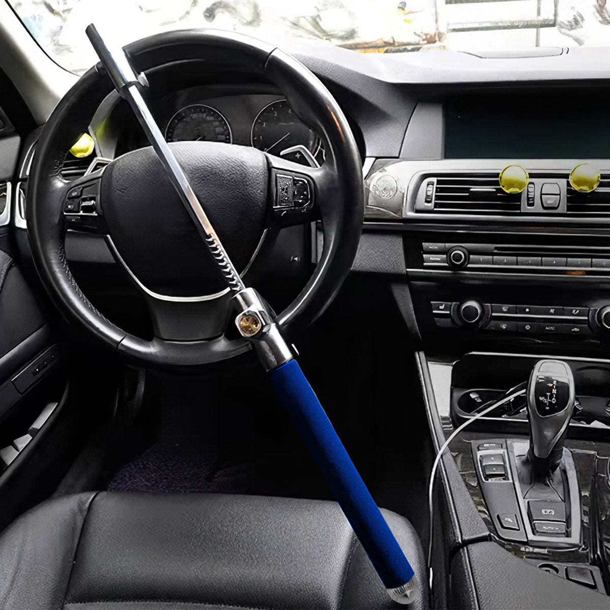 U Shaped Steering Wheel Lock Stainless Steel