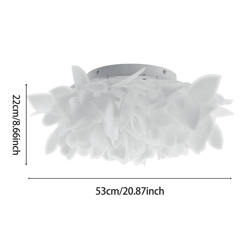 New 24W Dandelion Shaped Dimmable LED Ceiling Light 53cm Dia