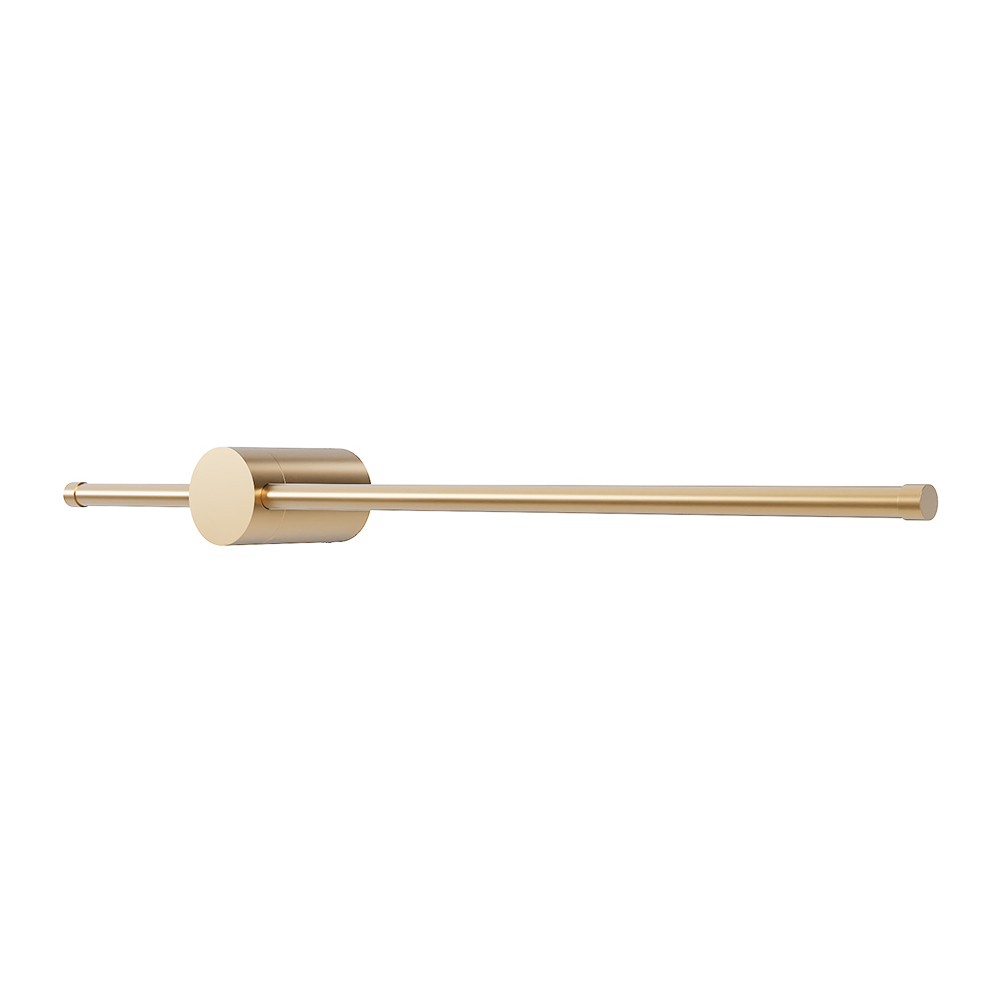 360 Degree Rotatable LED Straight Wall Light Gold