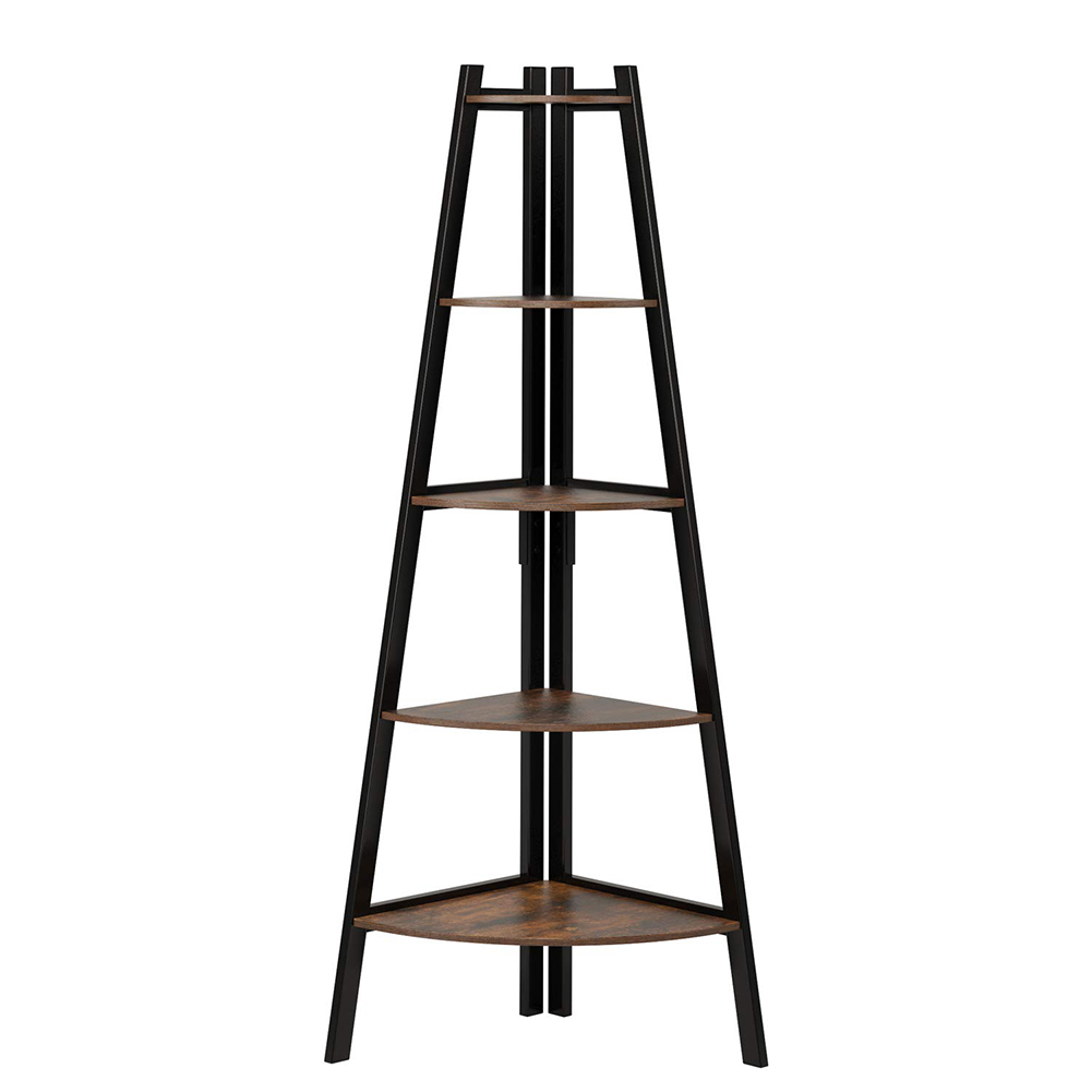 New 5-Tier Vintage Ladder Corner Shelf