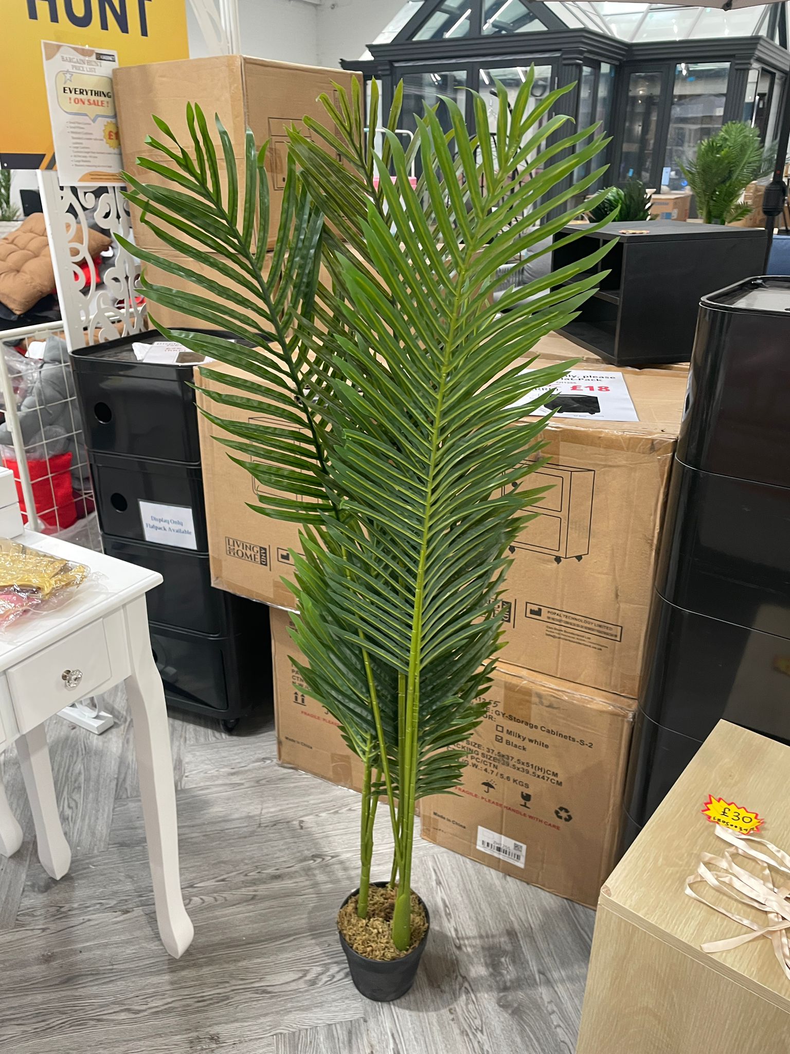Artificial Palm Tree Plant in Pot 125cm H