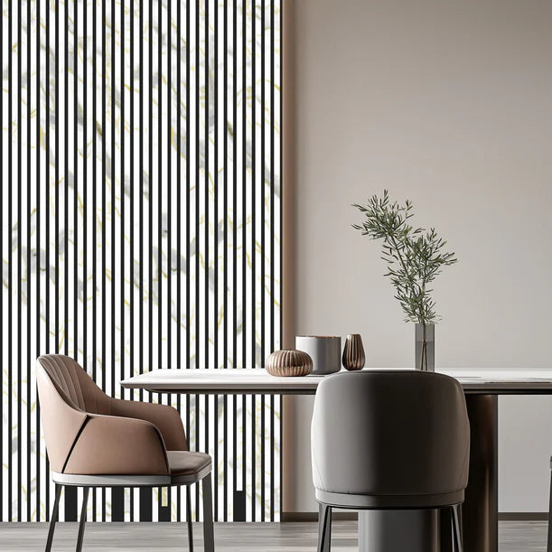 New Set of 4 Acoustic Marble Wall Panels 240cm H