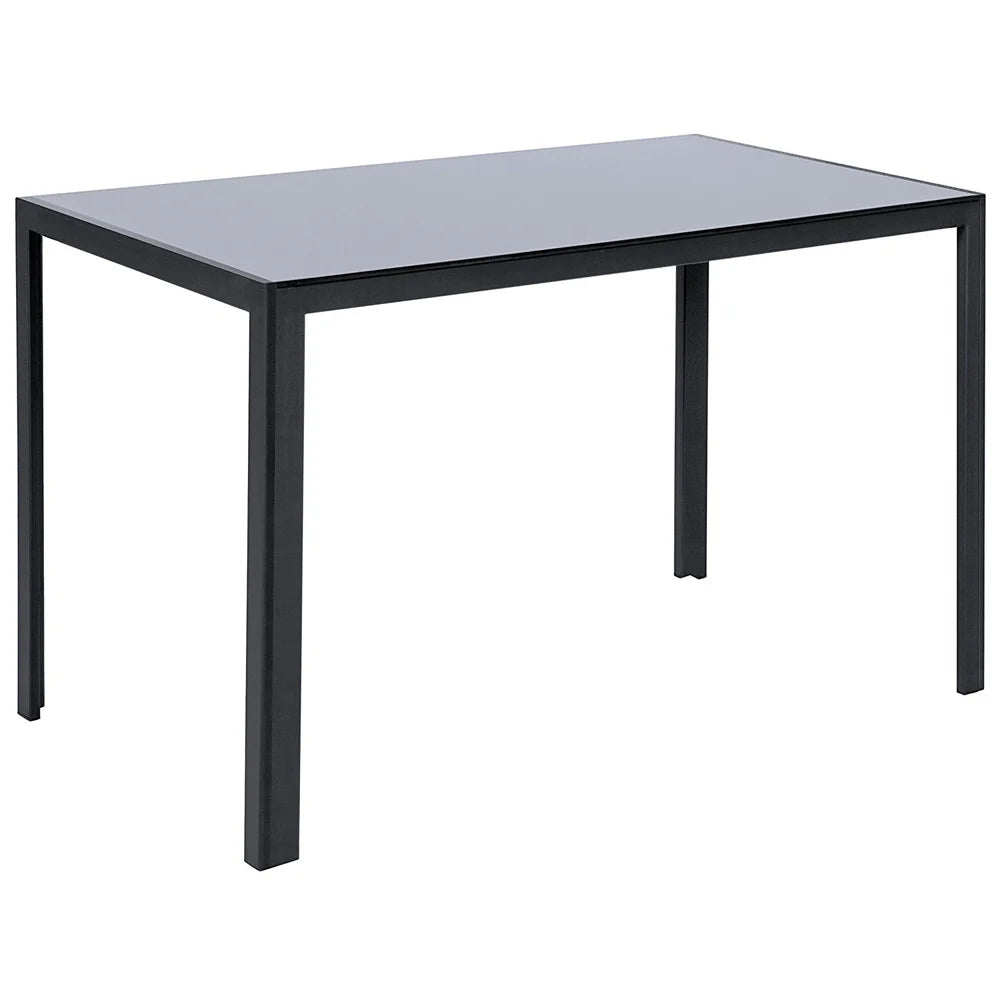 New Rectangular Tempered Glass Dining Table for Kitchen Dining Room