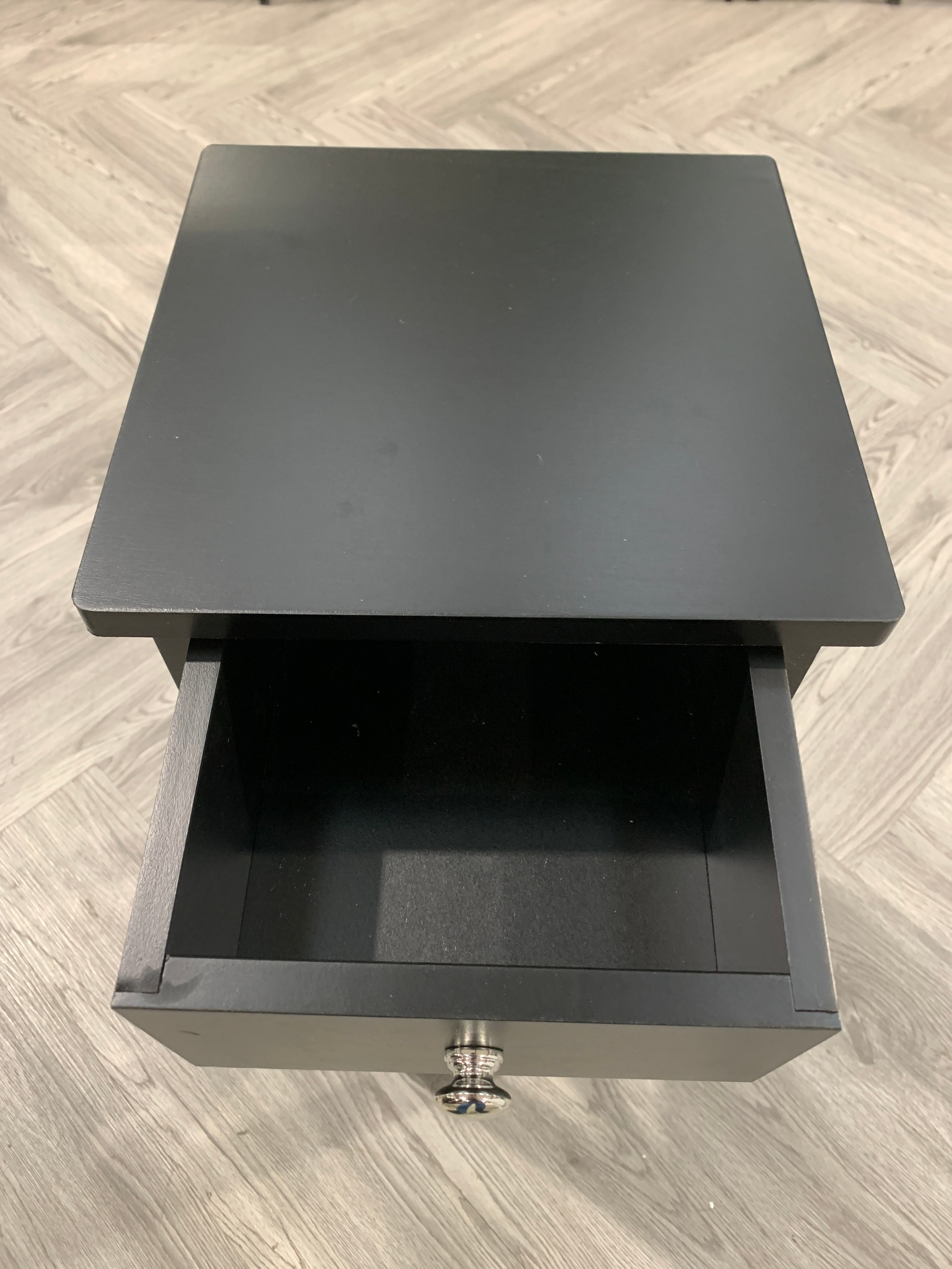 Wooden One Drawer Slim Console Side Table