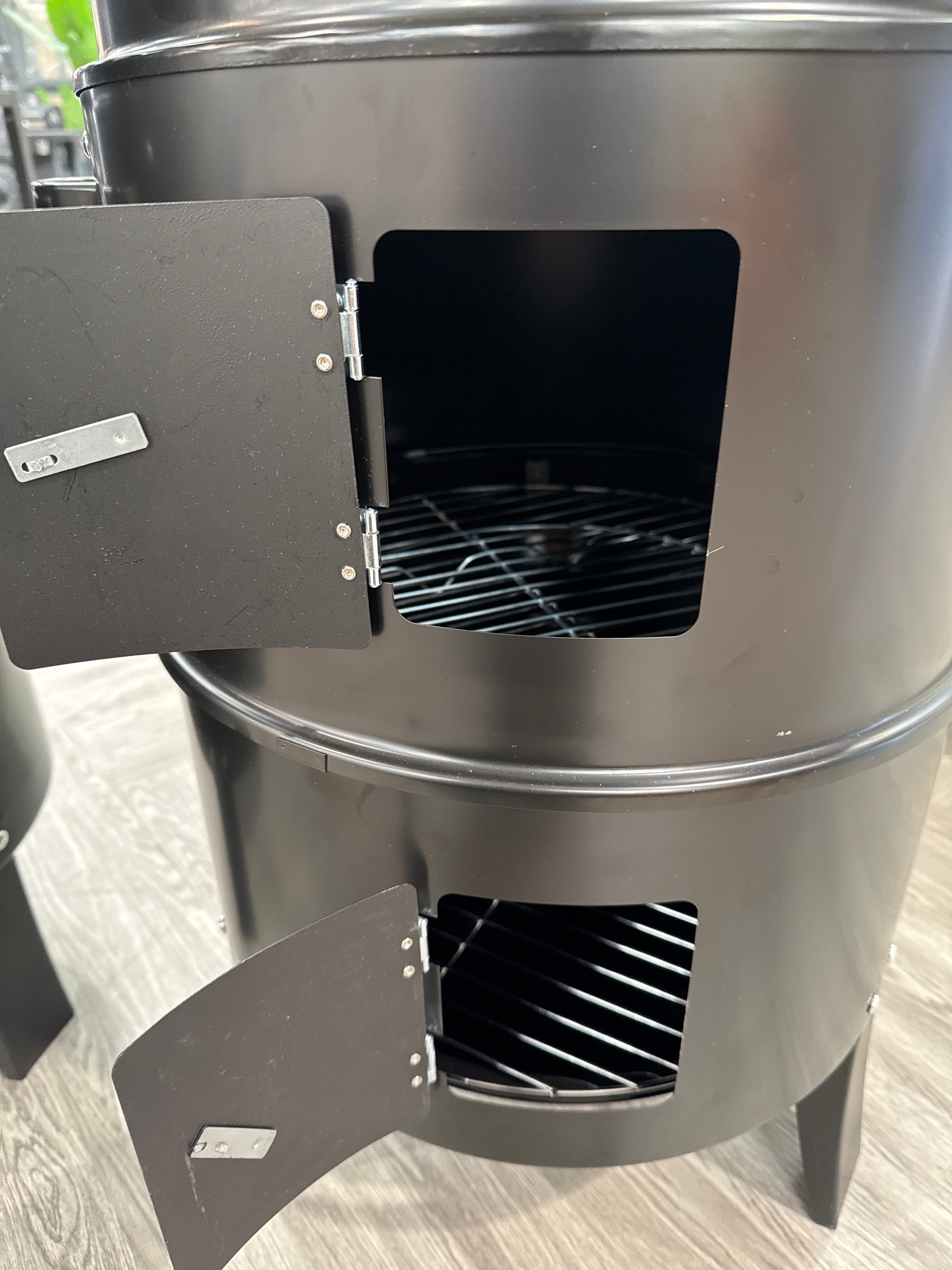 Outdoor BBQ Upright Charcoal Smoker Grill