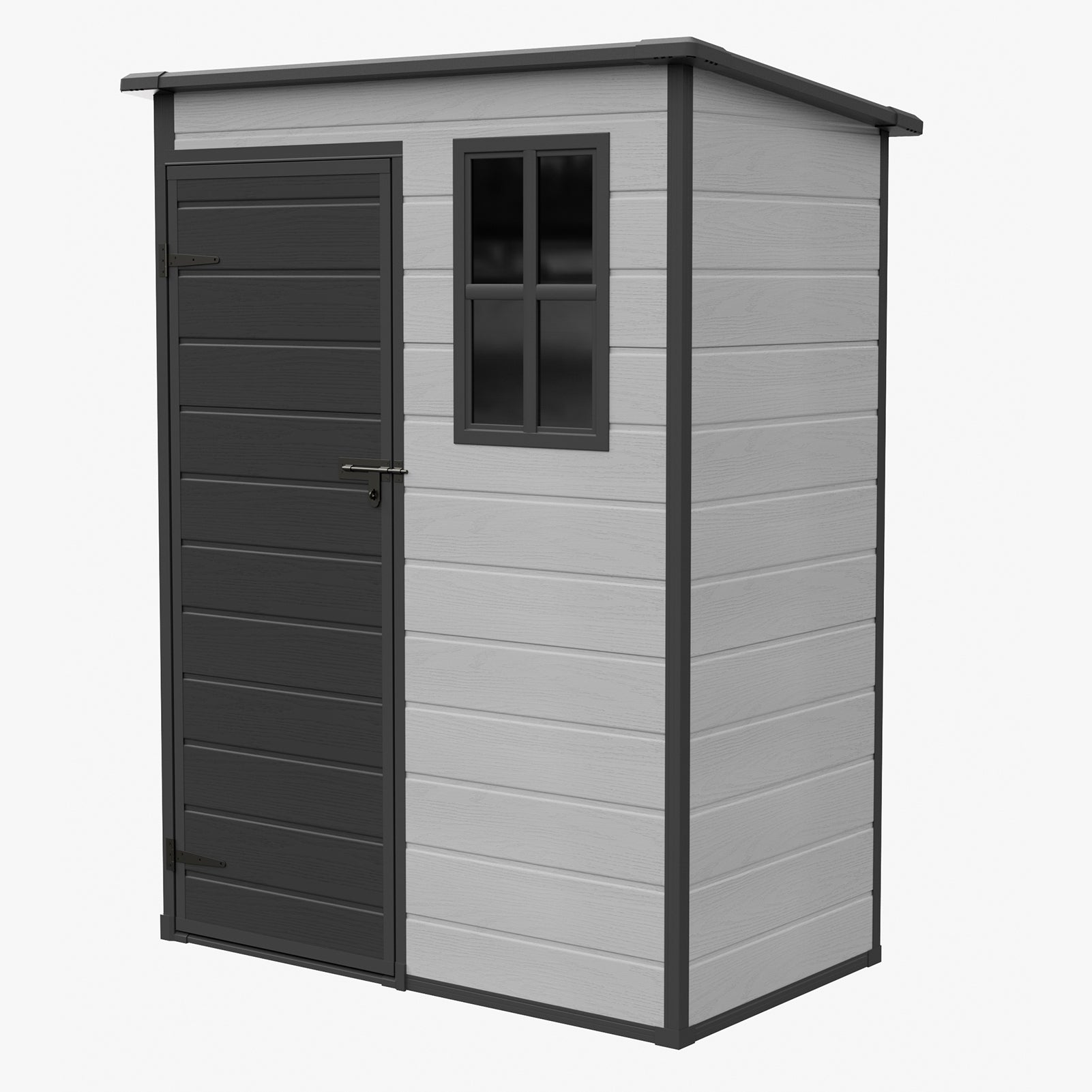 New 5 x 3 FT Plastic Garden Storage Shed with Lockable Door