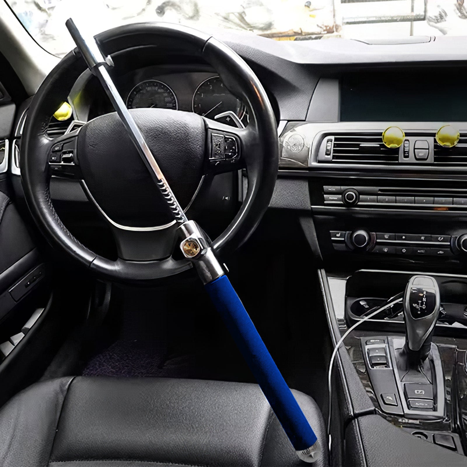 U Shaped Steering Wheel Lock Stainless Steel