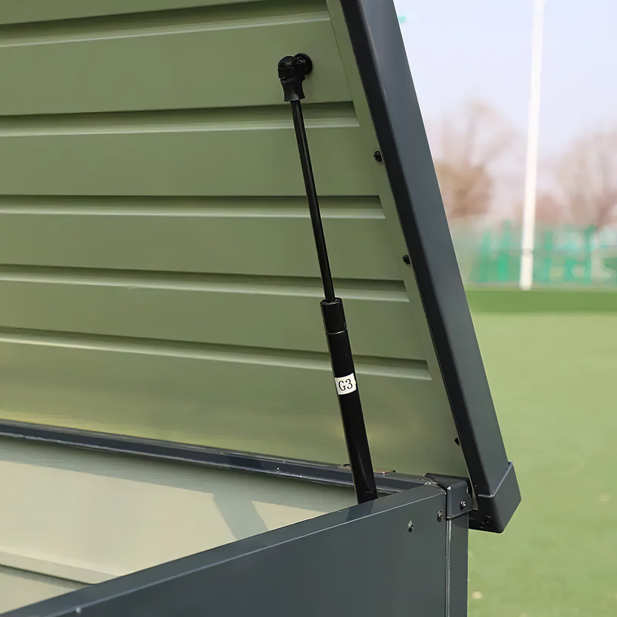 350L Steel Garden Lockable Storage Box for Tools