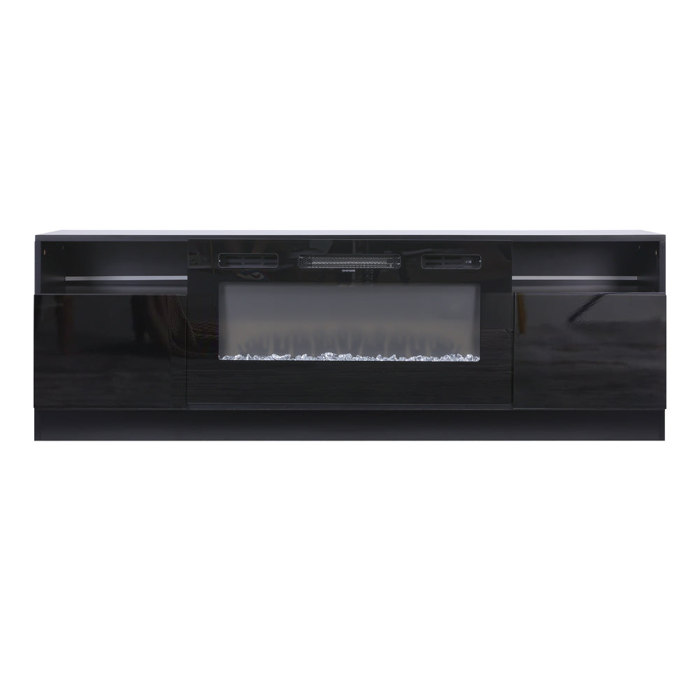 New TV Stand with Closed Storage for 36 Inch Fireplace