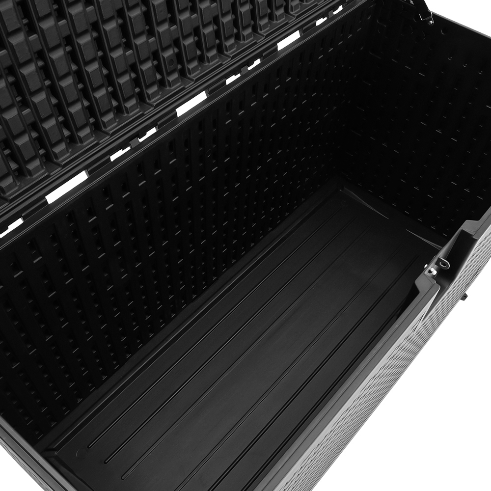 New 99 Gallon Rattan Outdoor Deck Box