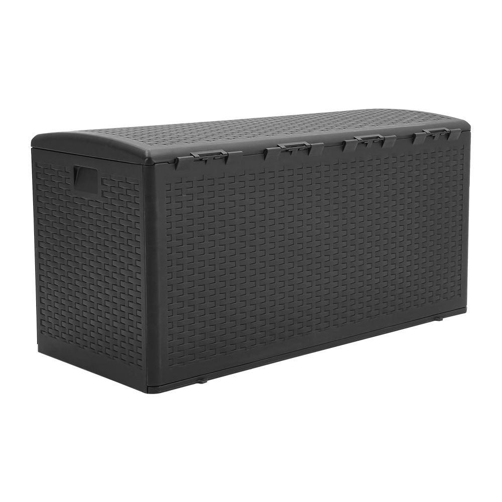 New 99 Gallon Rattan Outdoor Deck Box