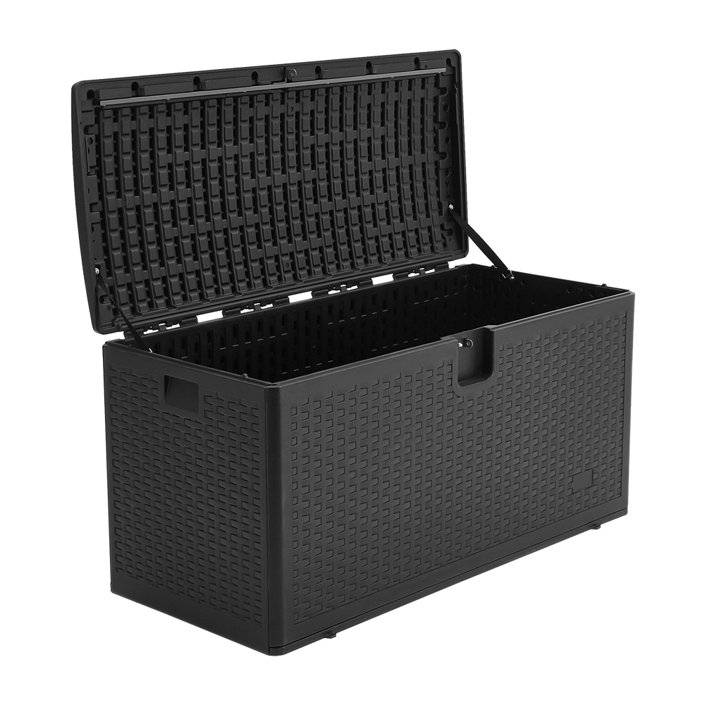 New 99 Gallon Rattan Outdoor Deck Box