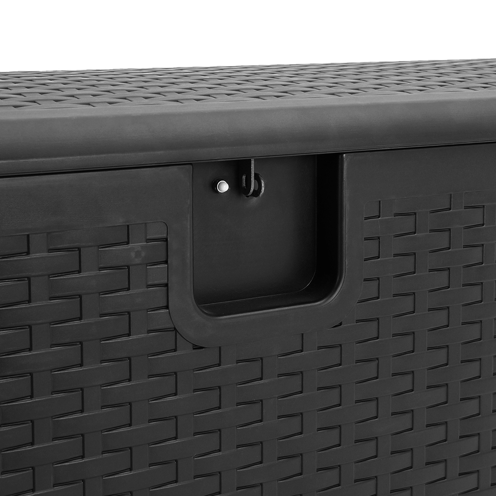 New 99 Gallon Rattan Outdoor Deck Box