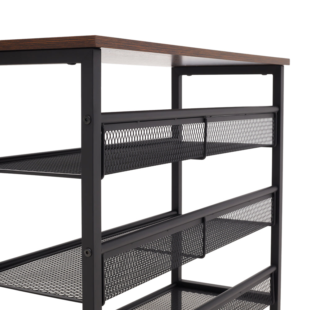 New 4 Tier Mesh Shelves Shoe Rack