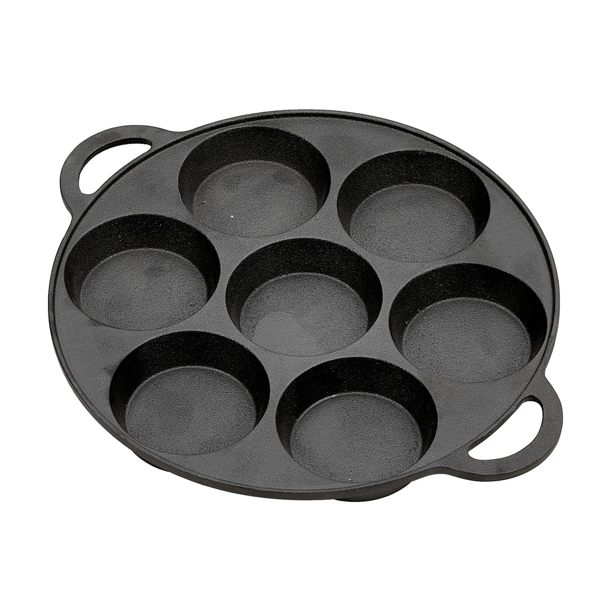 New 7-Cup Cast Iron Frying Pan/Egg
