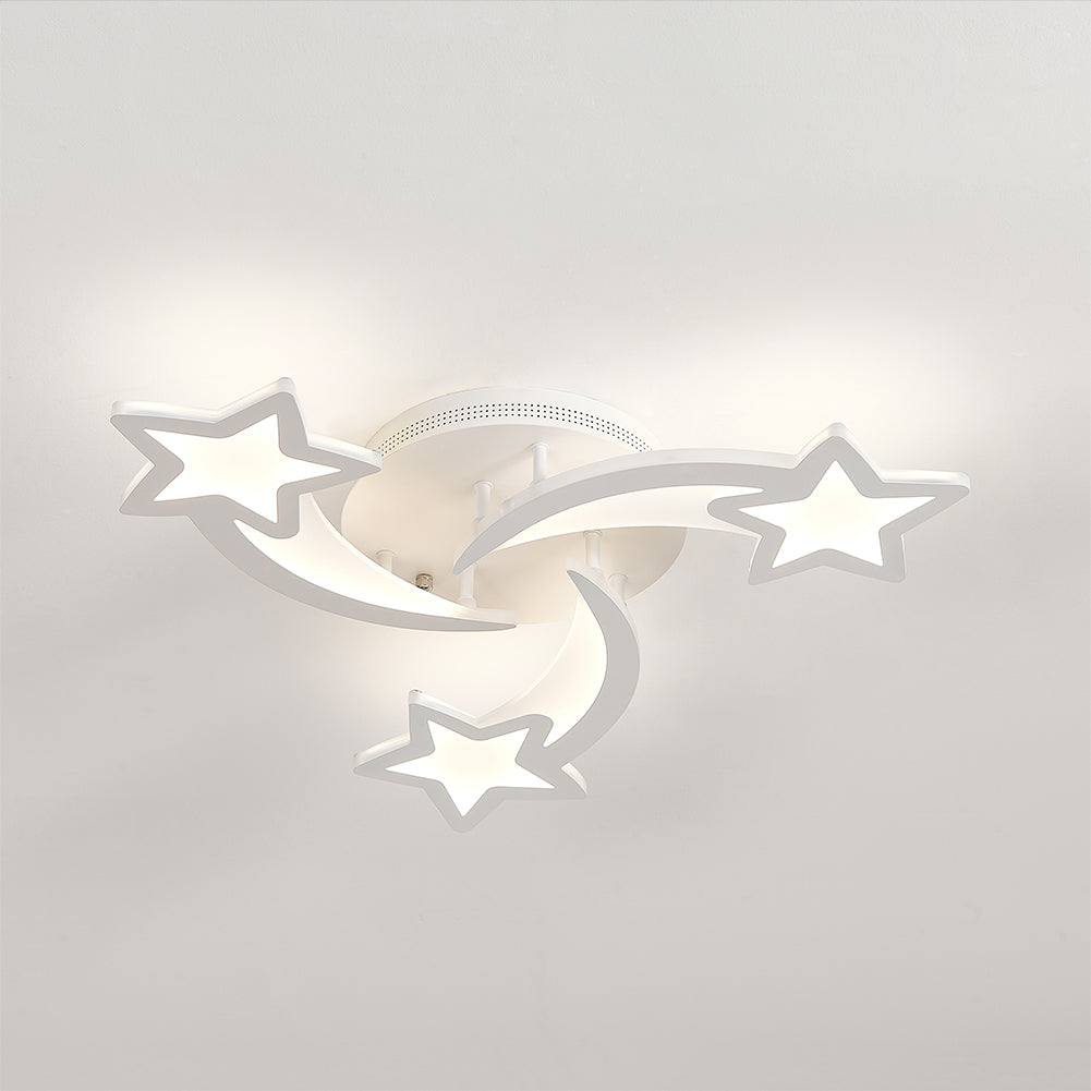 New Childlike Shooting Stars LED Energy Efficient Ceiling Light Dimmable