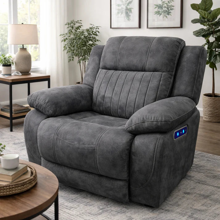 Rose Electric Upholstered Recliner Armchair