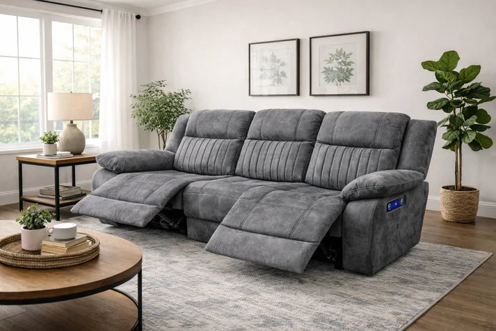 Rose Electric Upholstered Recliner Armchair