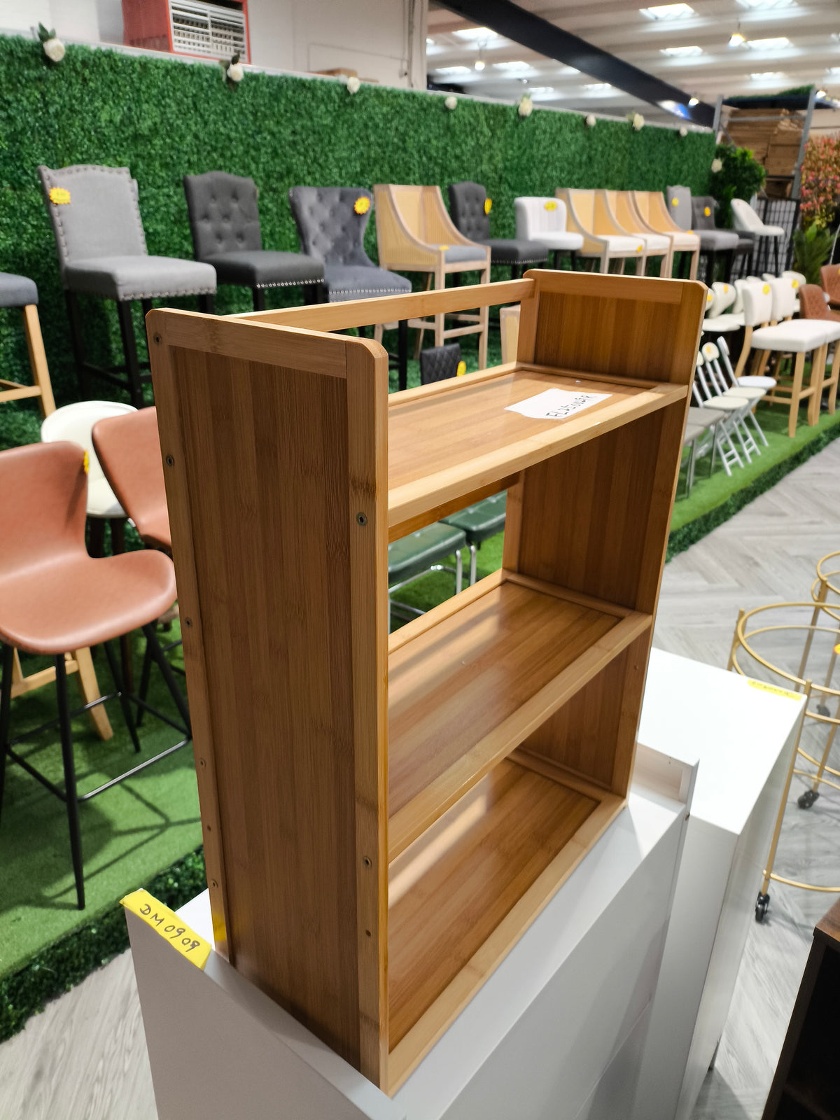 3 Tier Bamboo Desktop Storage Rack Bookshelf