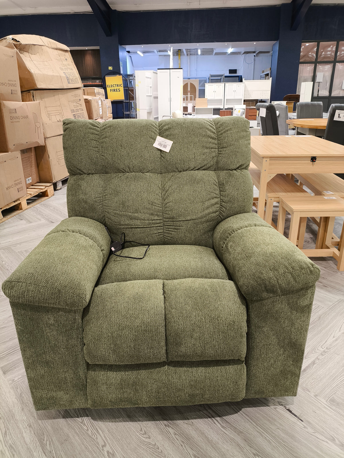 270° Swivel Rocker Recliner Chair with Power Recline & Charging Ports